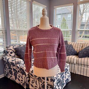 CAbi Purple Pullover Sweater XS